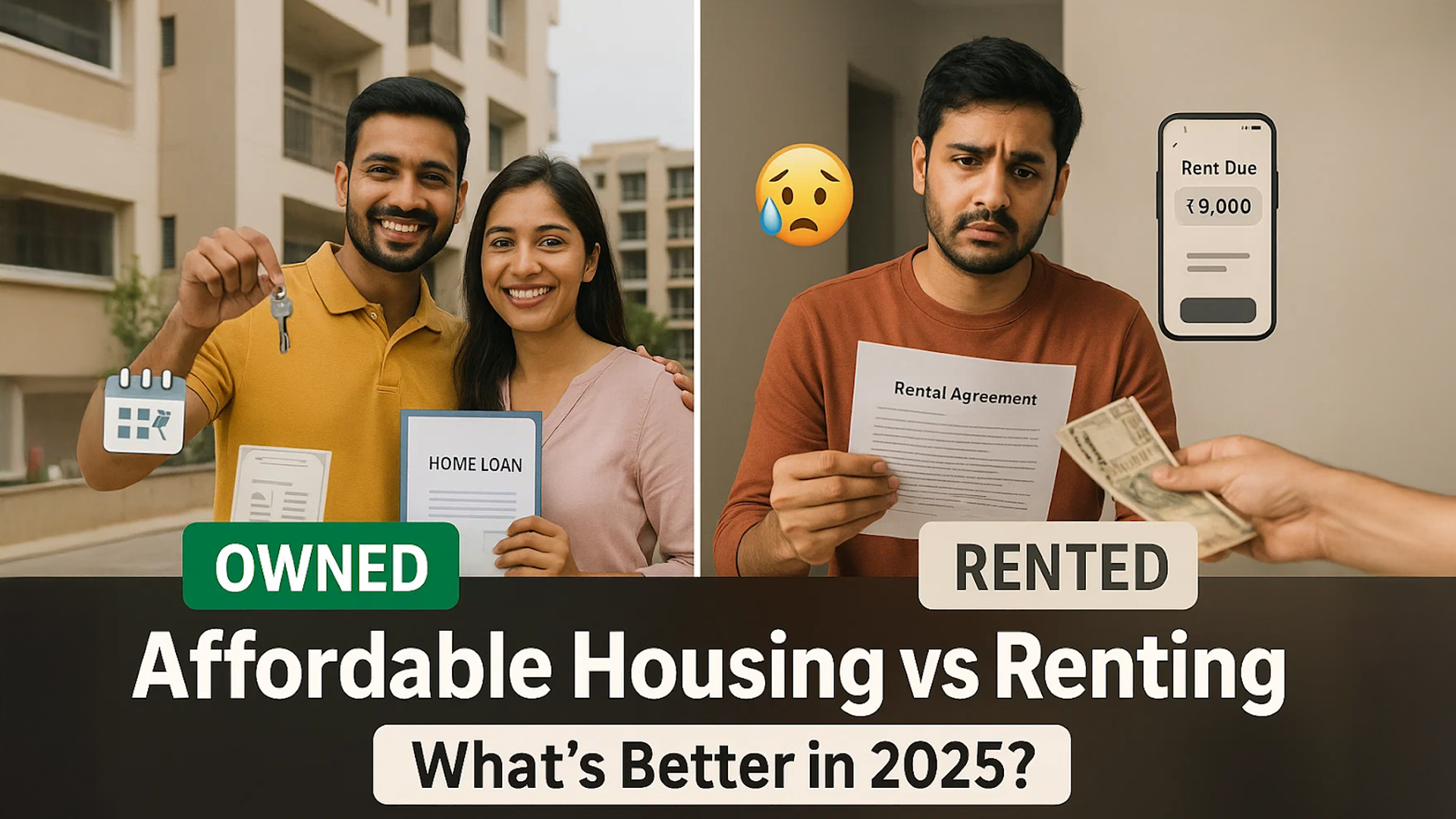 Affordable Housing vs Renting in India